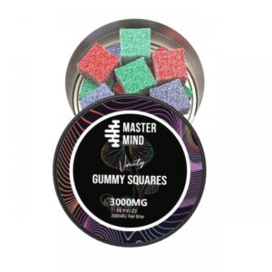 Mastermind – Variety Gummy Squares – 3000 Mg